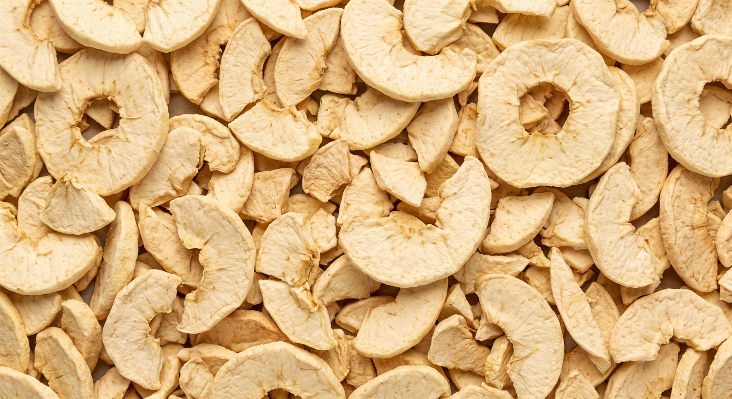 Freeze-dried apples, sliced