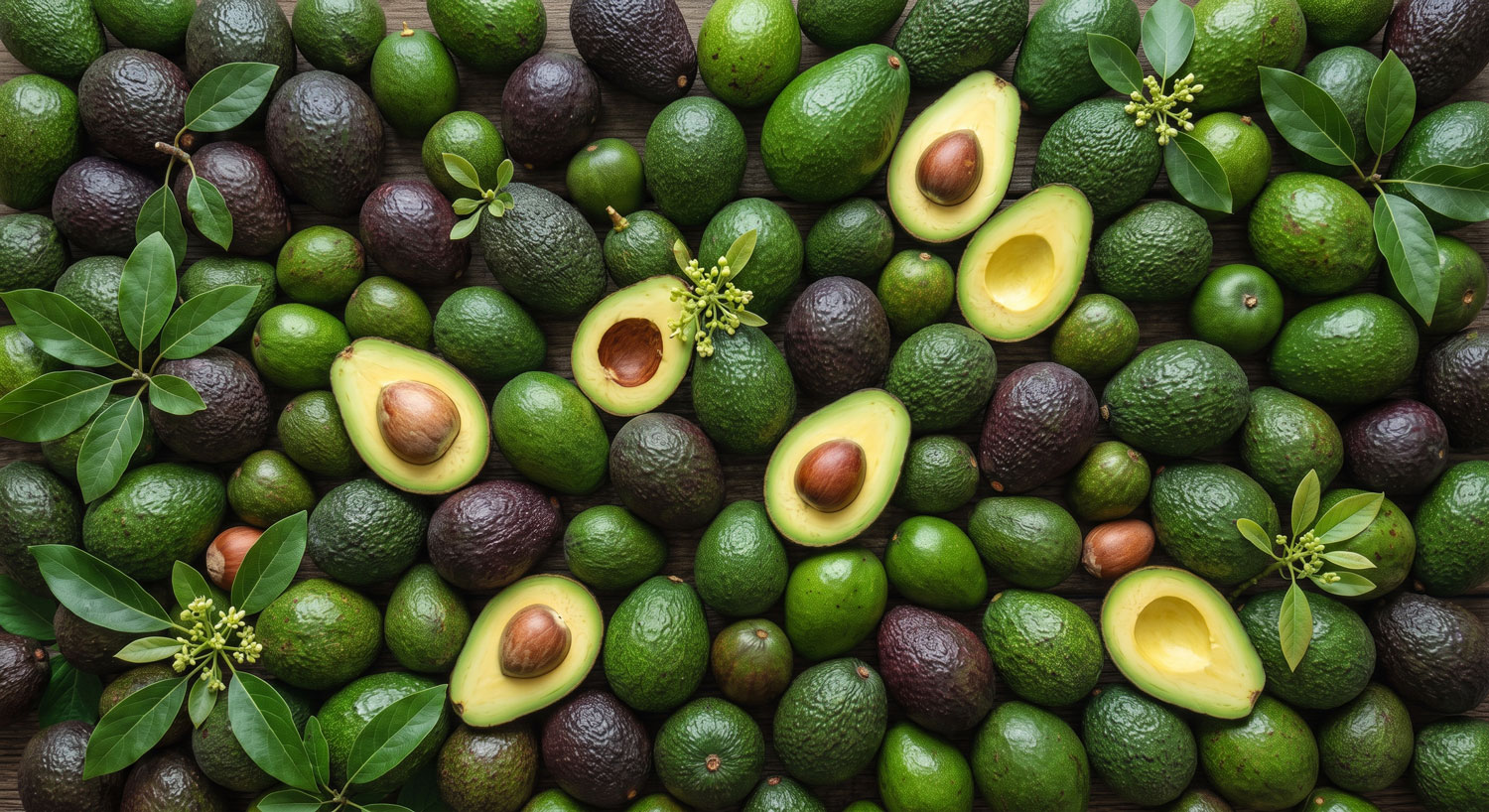 Fresh, ripe avocado
