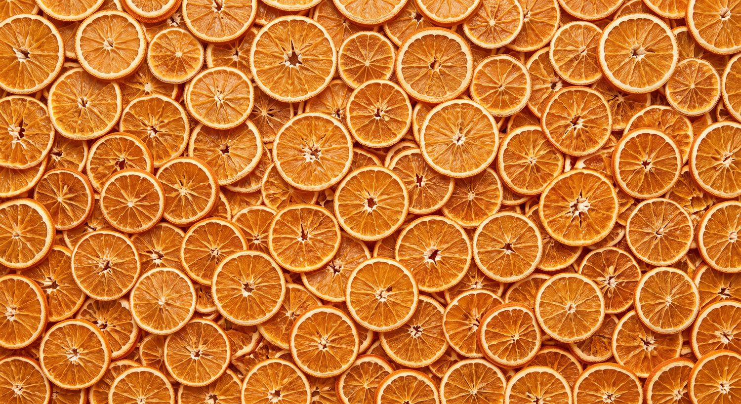 Freeze-dried orange, sliced